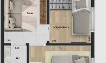 Imagem 4: Impetus Vila Ema | Construtora Yonder | Lançamento | 36 metros | 02 dormitórios