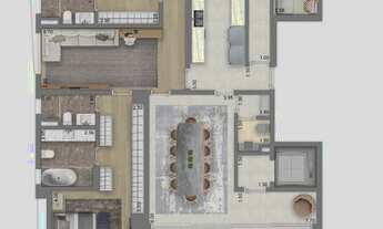 Imagem 5: Aura Pacaembu | Construtora Cyrela | Construção | 259 metros | 04 suítes