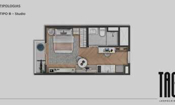 Imagem 4: Tag Leopoldina | Construtora Migras | Construção | Studios com varanda