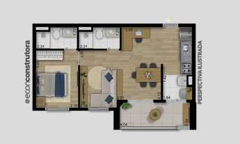 Imagem 4: Gran Sky Vila Carrão | Construtora Econ | Construção | 49 metros | 02 dormitórios