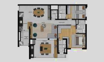 Imagem 4: Praça Diálogo Patriarca | Construtora Diálogo | Construção | 108 metros | 03 | suítes