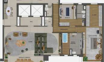 Imagem 5: Agami Residences By Eztec | Construtora Eztec | Construção | 215 metros | 03 suítes