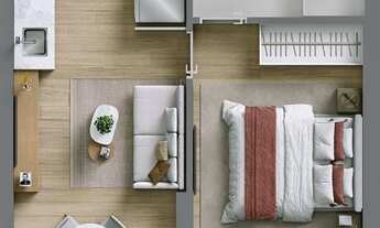 Imagem 4: Ryt Paulista Construtora OR SP Construção 31 metros 01 dormitório com varanda