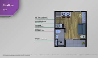 Imagem 4: Metrocasa Vila Carrão | Lançamento | 18 metros | studios com varanda