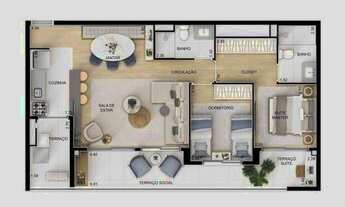 Imagem 4: YPY Alto do Ipiranga | Construtora Tegra | Construção | 80 metros | 03 dormitórios