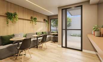 Imagem 7: Flag Ipiranga Construtora REV3 Construção 43 metros 02 dormitórios com varanda