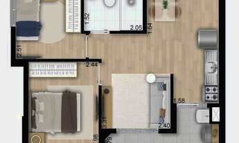 Imagem 6: Park Guarulhos | Construtora Econ | Lançamento | 43 metros | 02 dormitórios