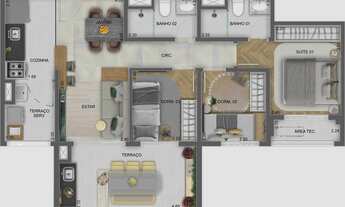 Imagem 5: Lumehouse Vila Prudente | Construtora Eztec | Construção | 69 metros | 03 dormitórios