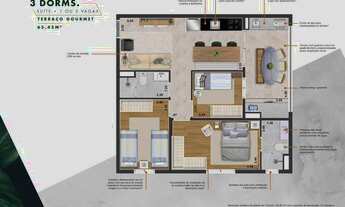 Imagem 4: Elleva Praça da Moça | Construtora Avita | Construção | 65 metros | 03 dormitórios