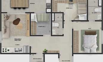 Imagem 4: Joy Vila Matilde Construtora Yonder Lançamento 82 metros 03 dormitórios suíte