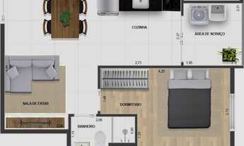 Imagem 4: Maximus Residences | Construtora Yonder | Construção | 41 metros | 01 dormitório