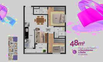 Imagem 7: Ágatha Ánalia Franco | Construtora Yonder | Construção | 48 metros | 02 dormitórios