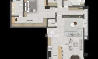 Imagem 2: Apartamento com 4 dormitórios à venda, 225 m² por R$ 886.000 - Morada da Colina - Uberlând