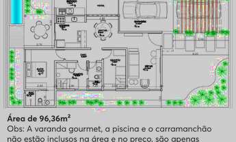 Imagem 4: Casa com 3 quartos no Porto Monte, 96 metros quadrados - Marechal Deodoro/Al