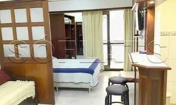 Imagem: Flat totalmente mobiliado disponível para