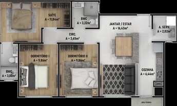 Imagem 6: AP 3quartos 2 garagens NOVO em Bal. Camboriú