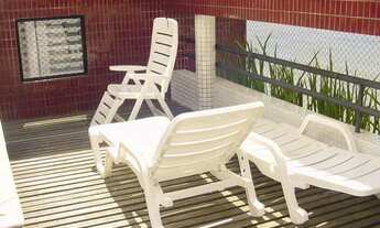 Imagem 3: Flat 01 qto - Mobilia Nova - 50 metros do Mar - Varanda - 2.200 com Taxas