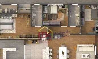 Imagem 2: Casa com 3 dormitórios à venda, 126 m² por R$ 765.000 - Villa Branca - Jacareí/SP