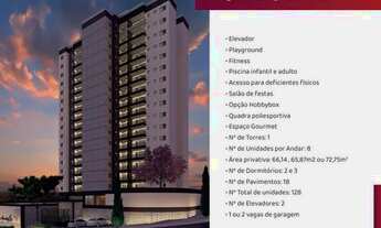 Imagem 2: Amarilis - -Apartamento 2 e 3 dormitórios com suíte e varanda. Entregue com piso porcela