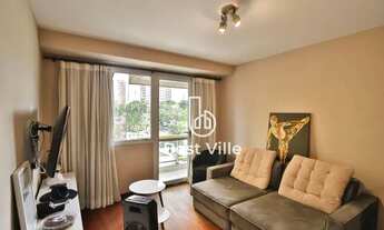 Imagem 4: Flat com 1 dormitório, 57 m² - venda por R$ 400.000,00 ou aluguel por R$ 4.000,00/mês - Al