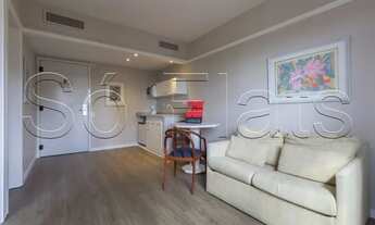 Imagem 2: Flat no Ninety com 33m², 1 dorm. e 1 vaga de garagem no Jardim Paulista disponível para lo