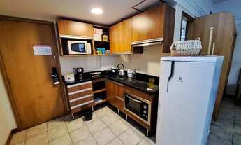 Imagem 4: Flat Ponta Negra, Manaus, todo mobiliado, vista linda pro Rio, cama, sofá, geladeira, fogã