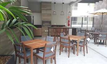 Imagem 6: Apartamento com 1 dormitório para alugar, 53 m² por R$ 4.066,00/mês - Jardim Aquarius - Sã