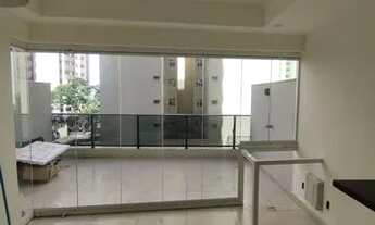 Imagem 4: Apartamento com 1 dormitório para alugar, 53 m² por R$ 4.066,00/mês - Jardim Aquarius - Sã