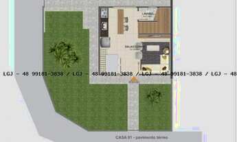 Imagem 1: Casa para Venda em São José, Forquilhas, 2 dormitórios, 1 banheiro, 1 vaga