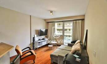 Imagem 3: Flat com 1 dormitório, 57 m² - venda por R$ 400.000,00 ou aluguel por R$ 4.000,00/mês - Al