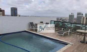 Imagem 2: Apartamento com 3 dormitórios para alugar, 100 m² por R$ 3.500,00/mês - Boa Viagem - Recif