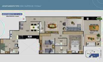 Imagem 7: Apartamento para venda de 2 quartos na Barra da Tijuca