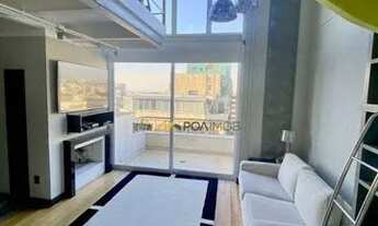 Imagem 7: Apartamento Duplex com 1 dormitório para alugar, 92 m² por R$ 7.280,00/mês - Moinhos de Ve