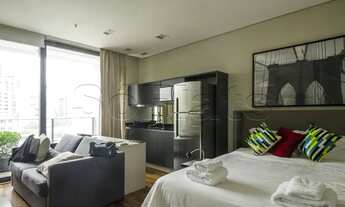 Imagem: Flat de alto padrão com 1x dormitório