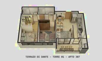 Imagem 5: Apartamento para venda com 55 metros quadrados com 2 quartos