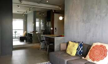 Imagem 2: Apartamento de 49 m² para locação no Brooklin por R$ 5.593/mês o pacote. Totalmente mobili