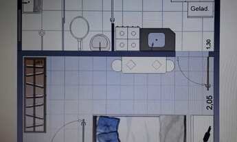 Imagem 2: Kitnet no Estreito mobiliada