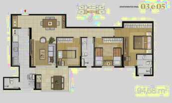 Imagem 4: Apartamento à venda, 3 quartos, 1 suíte, 2 vagas, Piemonte - Nova Lima/MG
