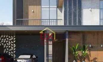 Imagem 2: Sobrado com 4 dormitórios à venda, 410 m² por R$ 2.500.000 - Condomínio Residencial Jaguar