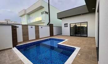 Imagem: LINDA CASA NOVA COM 3 SUITES E PISCINA NO