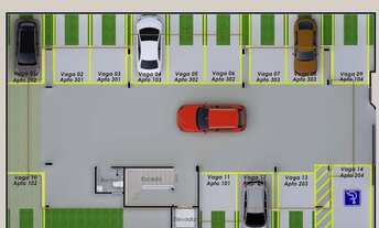 Imagem 2: FLAT/ ESTÚDIO BAIRRO SANTA MÔNICA - COM SUÍTE - SACADA