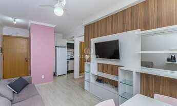 Imagem 2: Exclusividade Guarida: apartamento mobiliado de 1 dormitório, com VAGA COBERTA e CHURRASQU