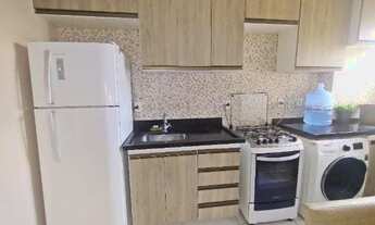 Imagem 2: Geladeira fogão máquina lava e seca cama split mesa sofá painel de tv incluso taxa de cond