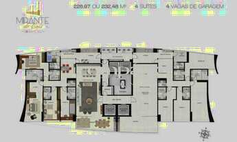 Imagem 4: Apartamento com 4 suítes para venda no Ed. Mirante do Cais no Cais José Estelita - Recife