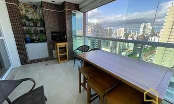 Imagem 1: Apartamento com 3 dormitórios à venda, 100 m² por R$ 1.140.000 - Pompéia - Santos/SP