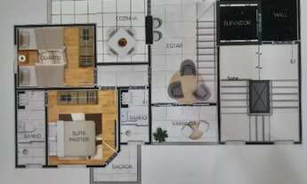 Imagem 6: Lançamento, alto padrão de acabamento, torre imponente, 2qtos, suíte, elevador