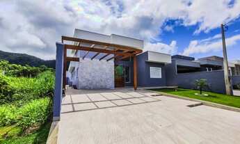 Imagem 3: Casa Nova conceito aberto 3 suítes com Piscina fino acabamento em Condomínio Fechado pront