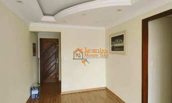 Imagem 2: Apartamento com 3 dormitórios para alugar, 72 m² por R$ 2.084,00/mês - Picanco - Guarulhos