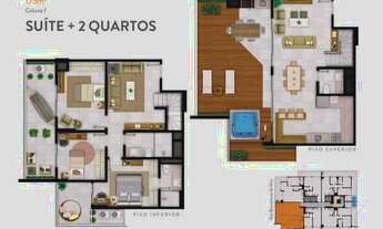 Imagem 4: Cobertura duplex dispõe de 175m², 3 quartos sendo 1 suíte e 3 vagas de Garagem em Nazaré