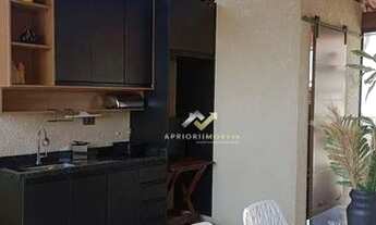 Imagem 3: Cobertura com 2 dormitórios para alugar, 96 m² por R$ 2.636/mês - Vila Alzira - Santo Andr